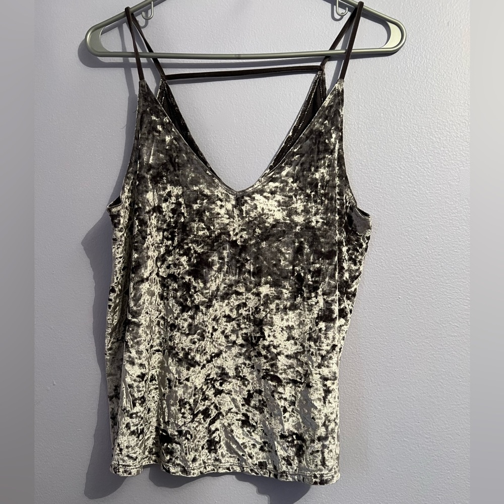 AE velvet crop top
